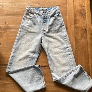 Levi’s Ribcage Straight Ankle denim light wash, size 26, new never worn